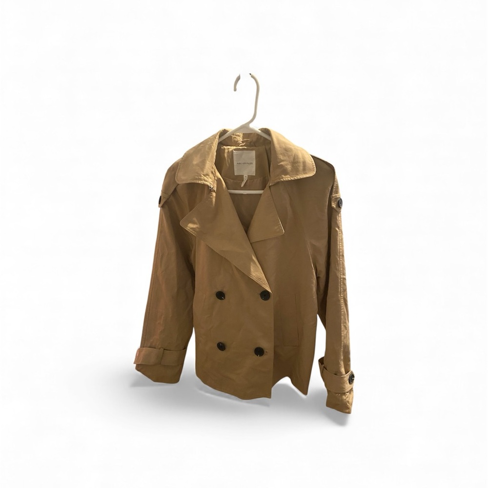 Avec Les Filles Tan Trench Coat